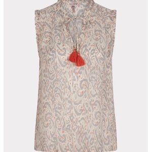 NWT ESQUALO Sleeveless Blouse size 16